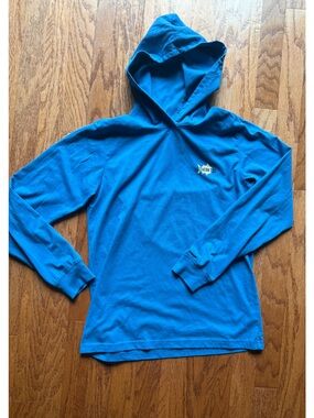 Southern Tide Bright Blue Hooded Pullover, youth XL